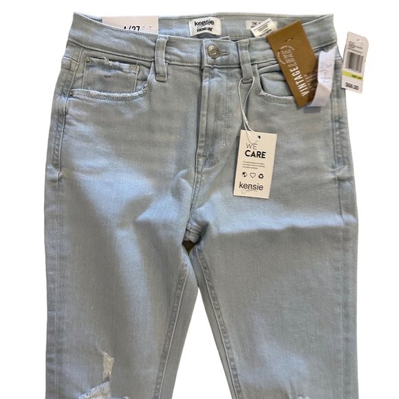KENSIE Light Was Ultimate High Rise Skinny Jeans Size 4 NEW - Picture 3 of 4